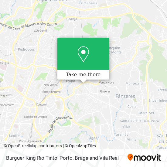 Burguer King Rio Tinto map