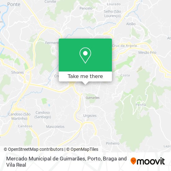 Mercado Municipal de Guimarães map