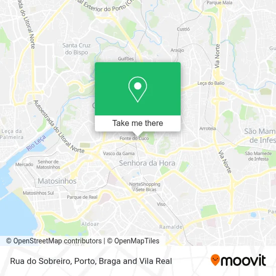 Rua do Sobreiro map