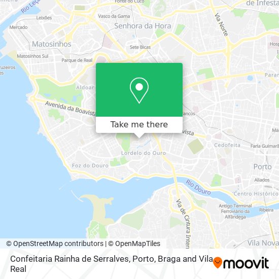 Confeitaria Rainha de Serralves map