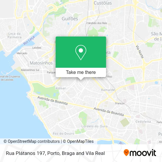 Rua Plátanos 197 map