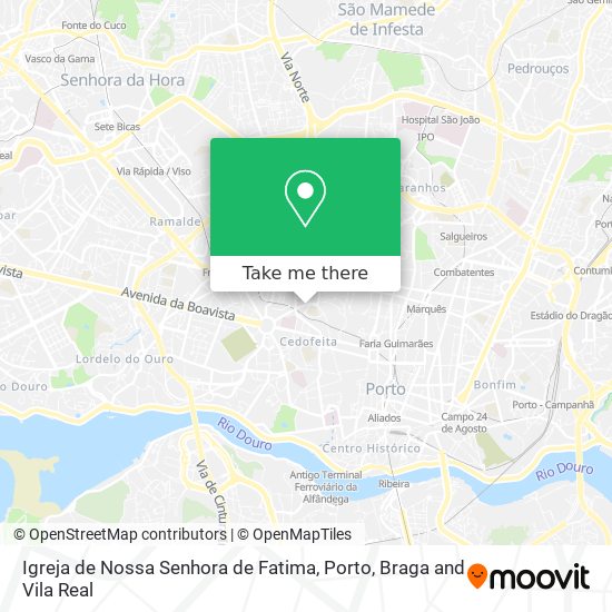 Igreja de Nossa Senhora de Fatima map