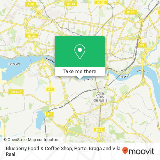Blueberry Food & Coffee Shop map