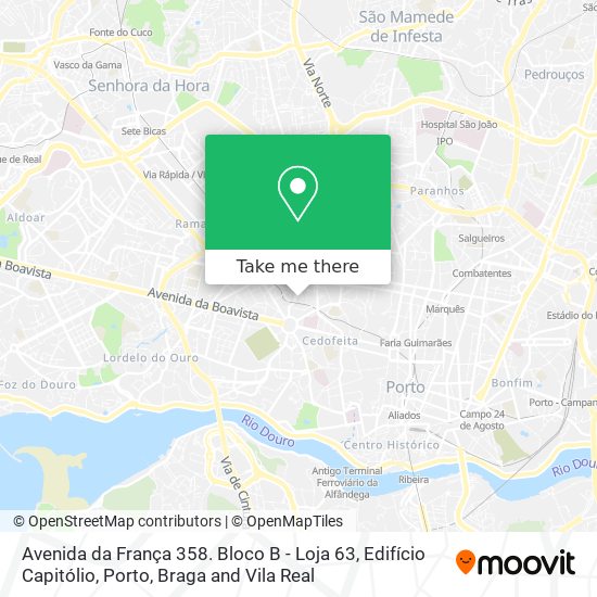 Avenida da França 358. Bloco B - Loja 63, Edifício Capitólio map