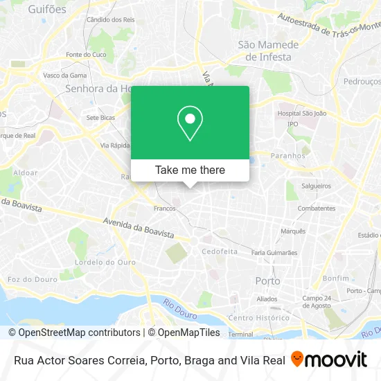 Rua Actor Soares Correia map