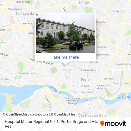 Hospital Militar Regional N.º 1 map