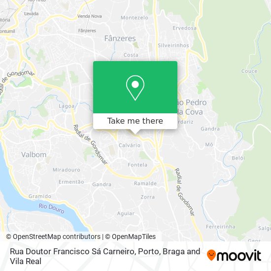 Rua Doutor Francisco Sá Carneiro map