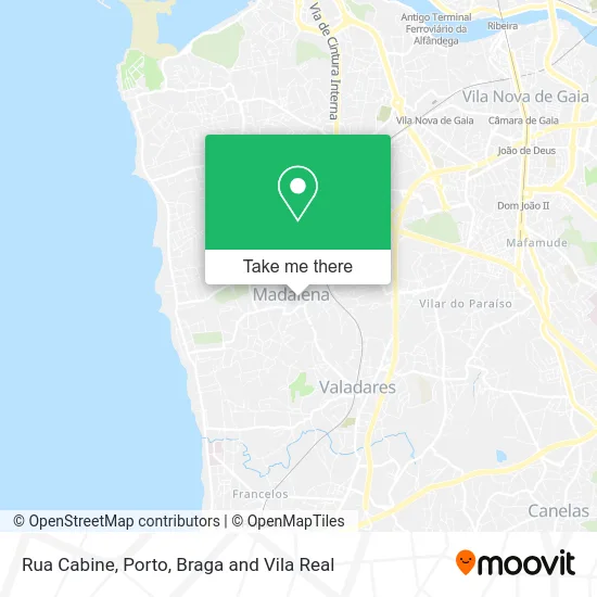 Rua Cabine map