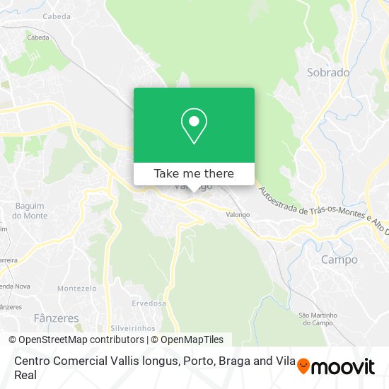 Centro Comercial Vallis longus map