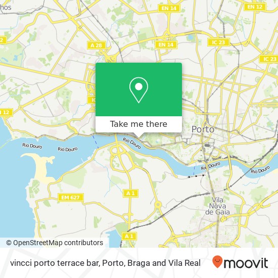 vincci porto terrace bar map