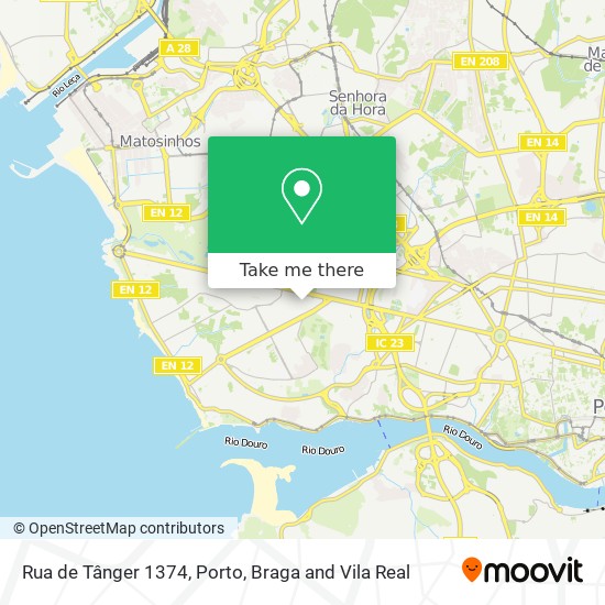 Rua de Tânger 1374 map