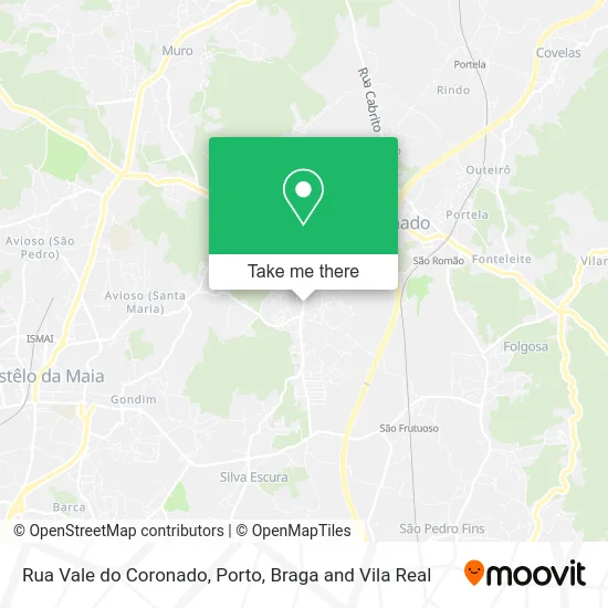 Rua Vale do Coronado map