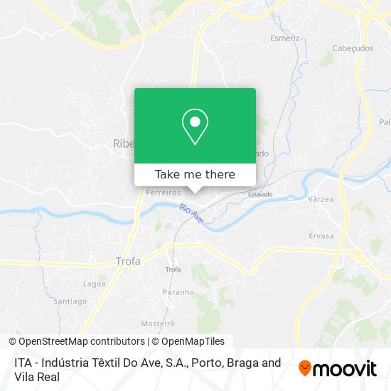 ITA - Indústria Têxtil Do Ave, S.A. map