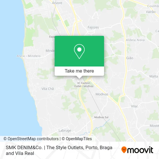 SMK DENIM&Co. | The Style Outlets map