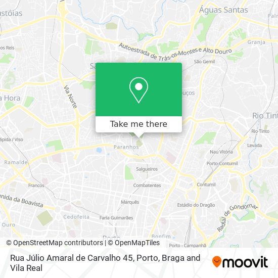 Rua Júlio Amaral de Carvalho 45 map