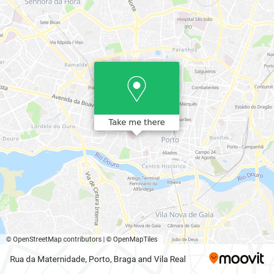 Rua da Maternidade map