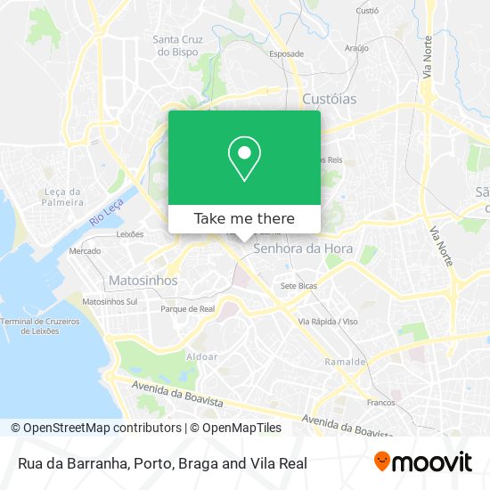 Rua da Barranha map