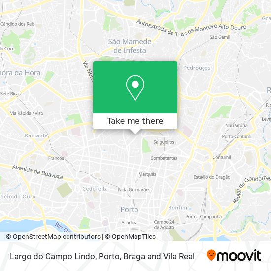Largo do Campo Lindo map