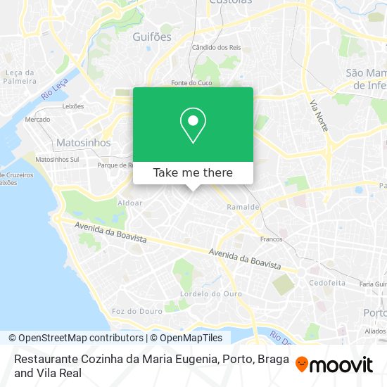 Restaurante Cozinha da Maria Eugenia map