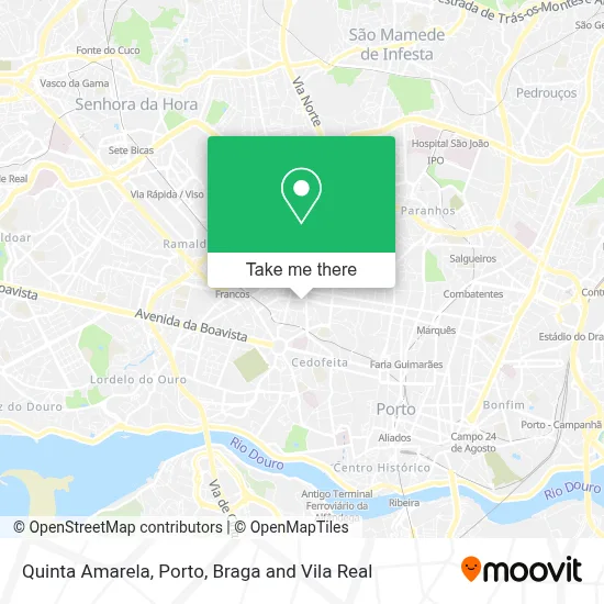 Quinta Amarela map