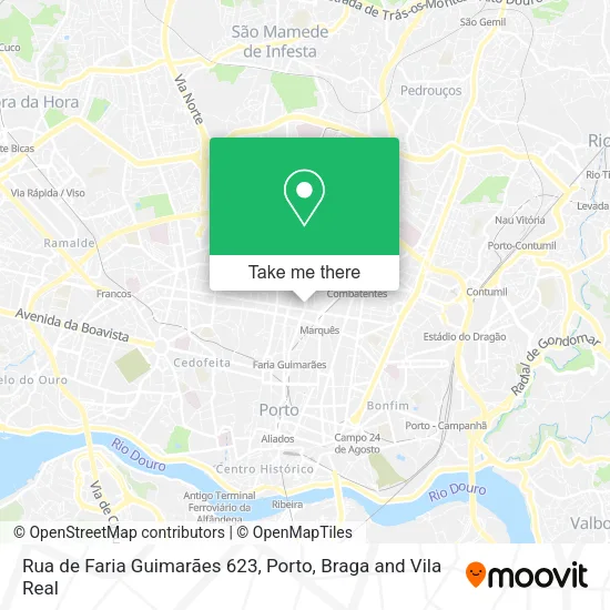 Rua de Faria Guimarães 623 map