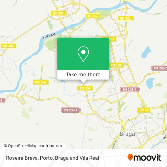 Roseira Brava map