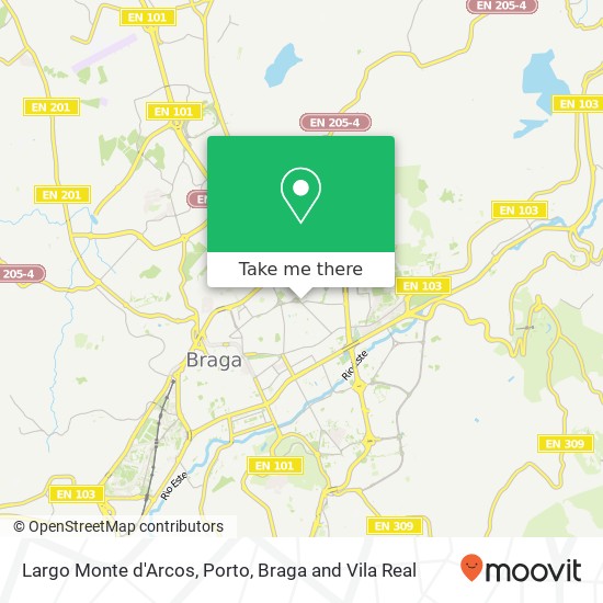 Largo Monte d'Arcos map