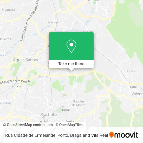 Rua Cidade de Ermesinde map