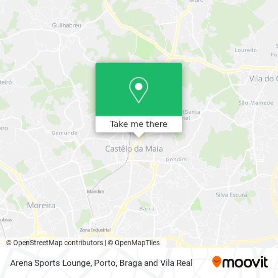 Arena Sports Lounge map