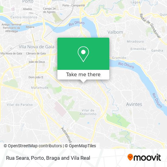 Rua Seara map