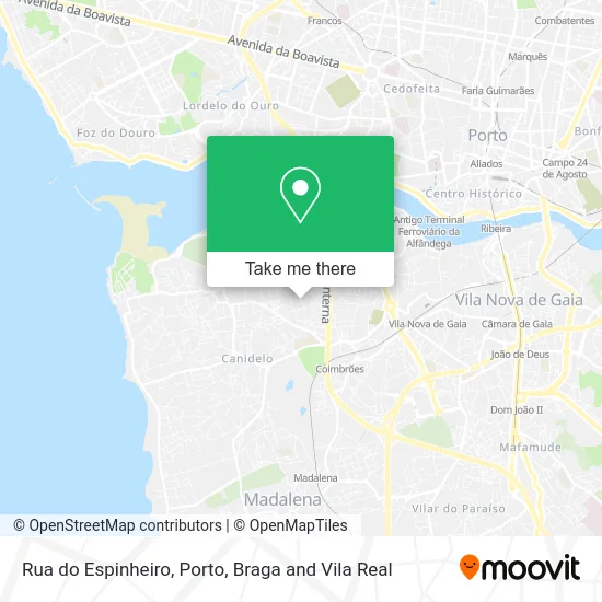 Rua do Espinheiro map