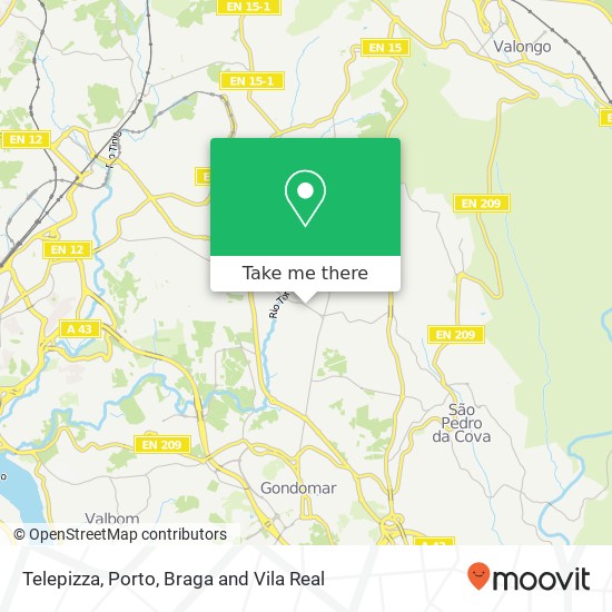 Telepizza map