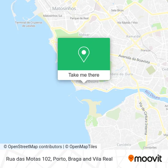Rua das Motas 102 map
