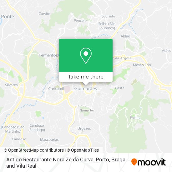 Antigo Restaurante Nora Zé da Curva map