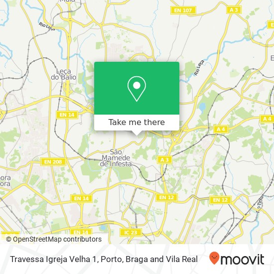 Travessa Igreja Velha 1 mapa