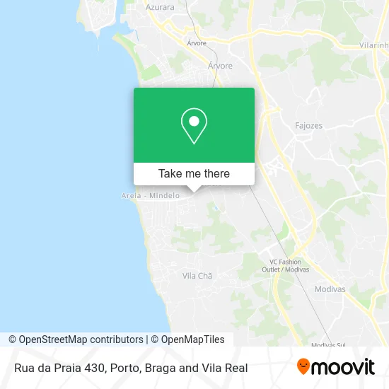 Rua da Praia 430 map