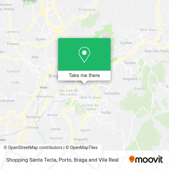 Shopping Santa Tecla map