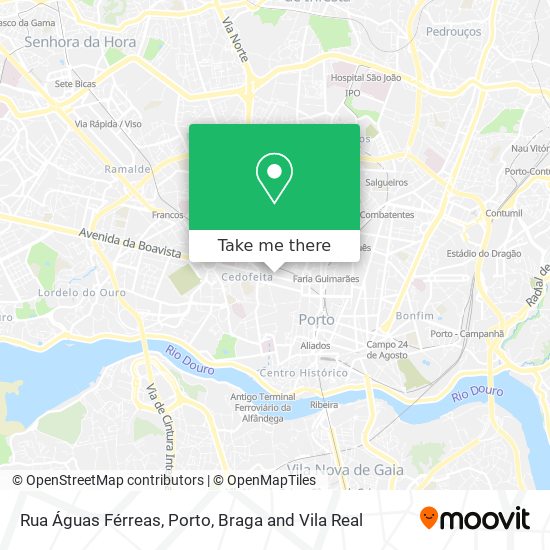 Rua Águas Férreas map