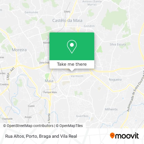 Rua Altos map