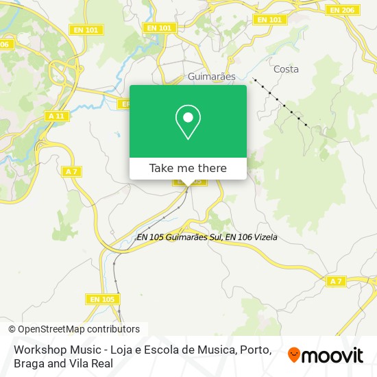Workshop Music - Loja e Escola de Musica map