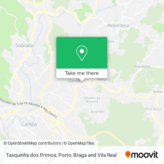 Tasquinha dos Primos map