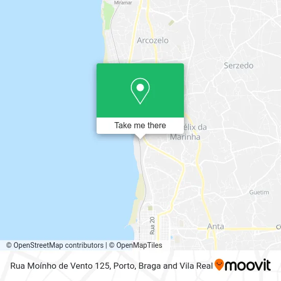 Rua Moínho de Vento 125 map
