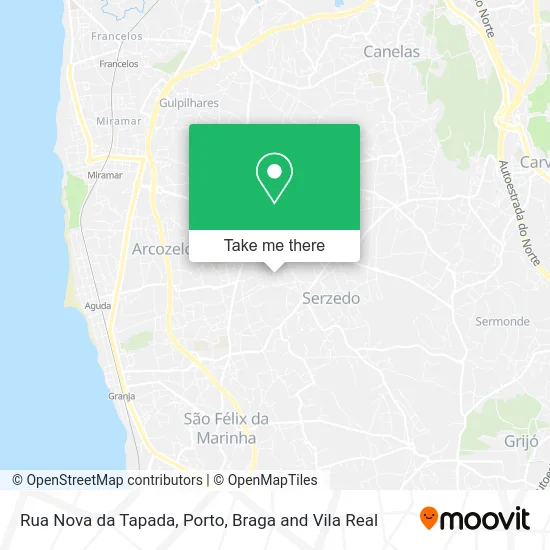 Rua Nova da Tapada map