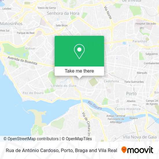 Rua de António Cardoso map