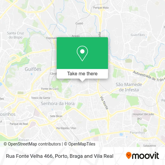 Rua Fonte Velha 466 map