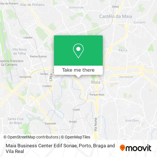 Maia Business Center Edif Sonae map
