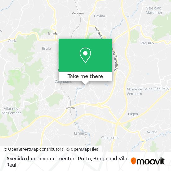 Avenida dos Descobrimentos mapa