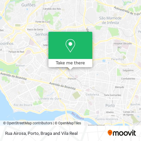 Rua Airosa map