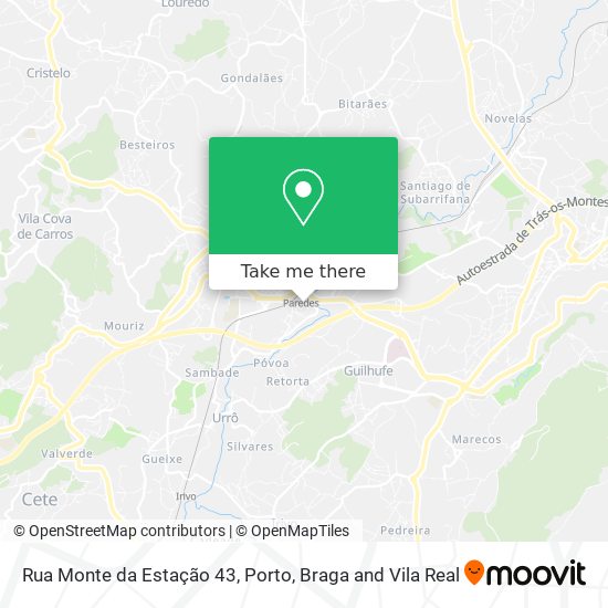 Rua Monte da Estação 43 map