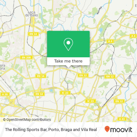 The Rolling Sports Bar map